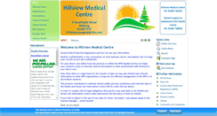 Desktop Screenshot of hillviewmedicalcentre.co.uk